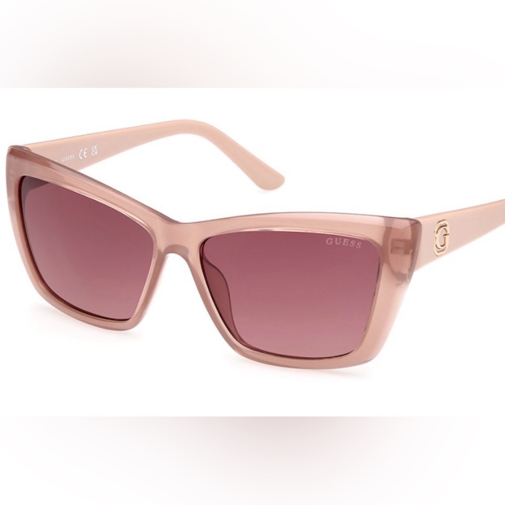 Guess Pink & Gold Cat-Eye Sunglasses – Brand New